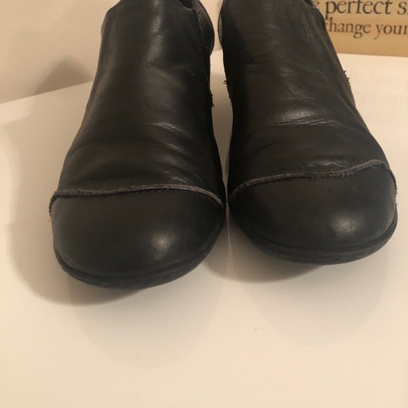WALKING Cradles leather Black Round Toe Shoes size 7 - Picture 9 of 15